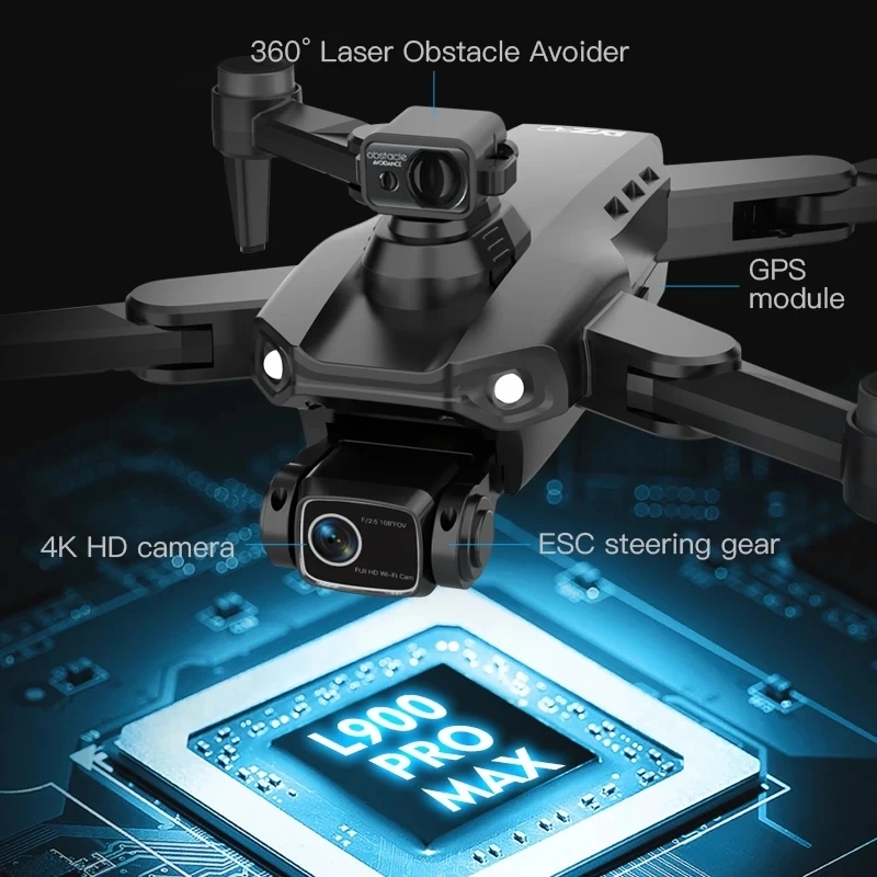 L900 Pro MAX GPS Drone 4K Prof - đánh giá và giá Drone Kit Professional