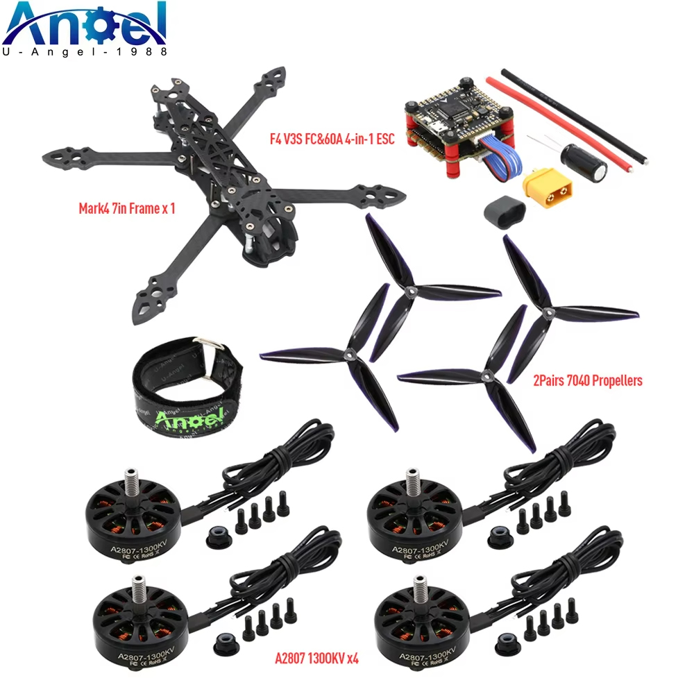 Mark4 Mark 4 7inch 295mm FPV F - đánh giá và giá Drone Kit With Camera